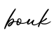 单词bouk书写