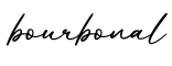 单词bourbonal书写