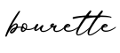 单词bourette书写