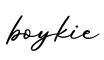 单词boykie书写
