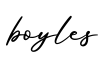 单词boyles书写