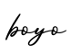 单词boyo书写