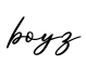 单词boyz书写