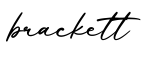 单词brackett书写