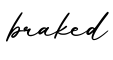 单词braked书写