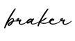 单词braker书写