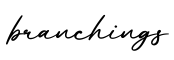 单词branchings书写