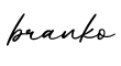 单词branko书写