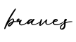 单词braves书写