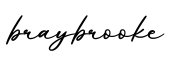 单词braybrooke书写
