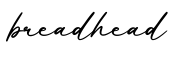 单词breadhead书写