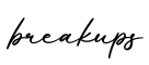 单词breakups书写