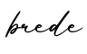 单词brede书写