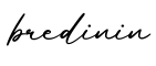 单词bredinin书写