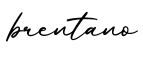 单词brentano书写