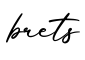 单词brets书写