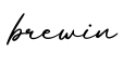 单词brewin书写