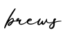 单词brews书写