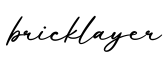 单词bricklayer书写