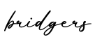 单词bridgers书写