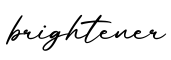 单词brightener书写