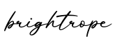 单词brightrope书写