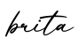 单词brita书写