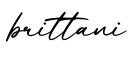 单词brittani书写