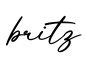 单词britz书写