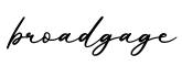 单词broadgage书写