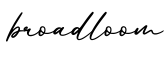 单词broadloom书写
