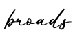 单词broads书写