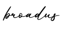 单词broadus书写