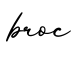 单词broc书写