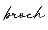 单词broch书写