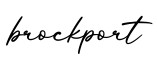 单词brockport书写