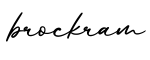 单词brockram书写