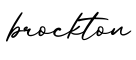 单词brockton书写