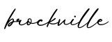 单词brockville书写