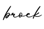 单词broek书写