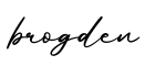单词brogden书写