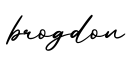 单词brogdon书写