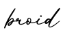 单词broid书写