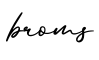 单词broms书写