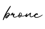 单词bronc书写