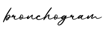 单词bronchogram书写