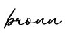 单词bronn书写