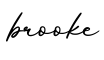 单词brooke书写