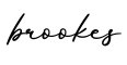单词brookes书写