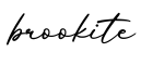 单词brookite书写